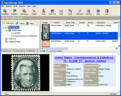 StampManage 2006 screenshot