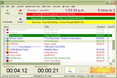 StationPlaylist Studio 4.01 screenshot