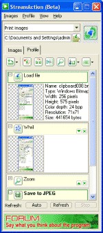 StreamAction 1.2.2 screenshot