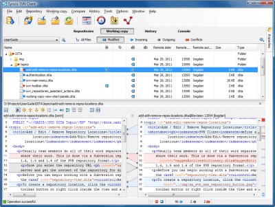 Syncro SVN Client 9.1 screenshot