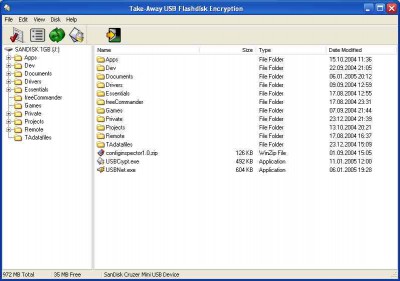Take-Away USB Flashdisk Encryption 1.0.2.10 screenshot