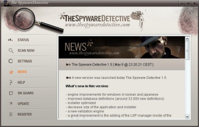 The Spyware Detective 1.4 screenshot