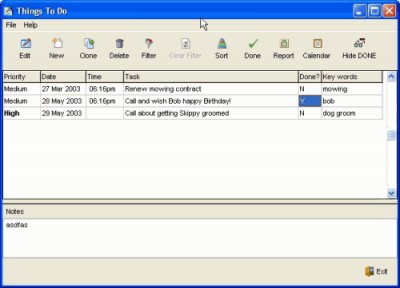 Things To Do 2.8c screenshot