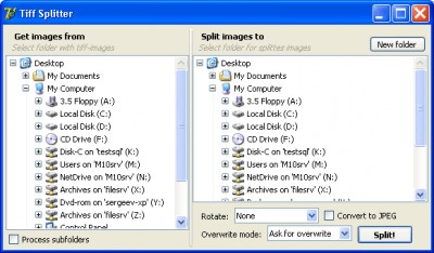 TiffSplitter 2.0 screenshot
