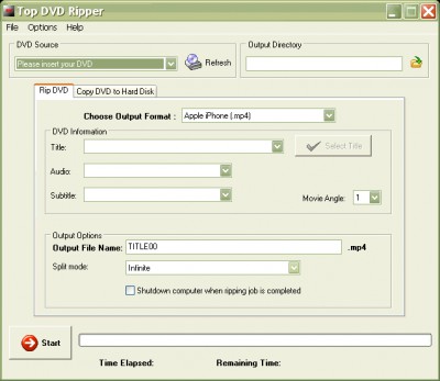 Top DVD Ripper 2.0 screenshot
