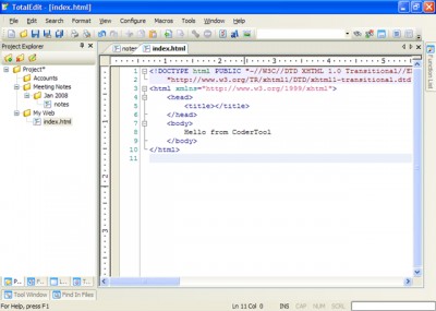 TotalEdit 5.4 screenshot