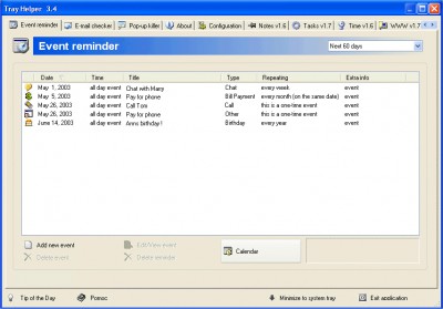 Tray Helper 5.2 screenshot