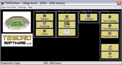 TSOfficePool - College Bowls 1.1 screenshot