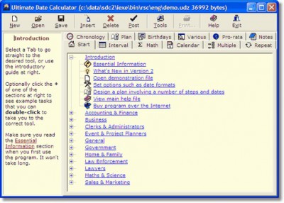 Ultimate Date Calculator 2.9.0.0 screenshot