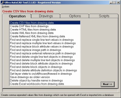 Ultra AutoCAD Tool 2.0 screenshot