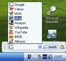 Universal Searchlet 1.22 screenshot