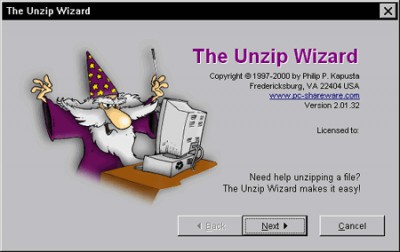 Unzip Wizard 3.20.32 screenshot