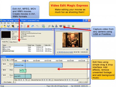 Video Edit Magic Express 4.11 screenshot