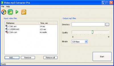 Video MP3 Extractor PRO 2.1 screenshot