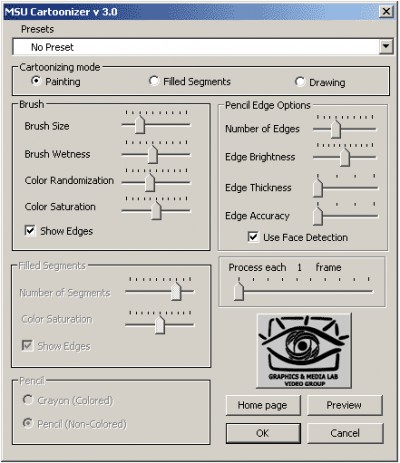 Video MSU Cartoonizer VirtualDub plugin 3.0 screenshot