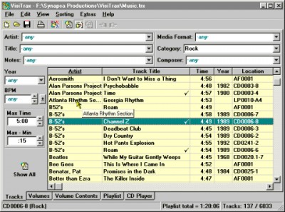 VisiTrax Lite 2.9.5 screenshot