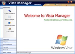 Vista Manager 1.1.1 screenshot