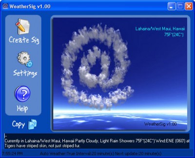 Weather Signature 1.50 screenshot