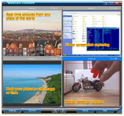 WebCam Looker 7.5 screenshot