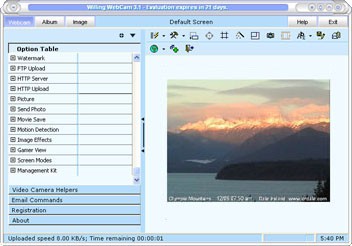 Willing Webcam Lite 5.51 screenshot