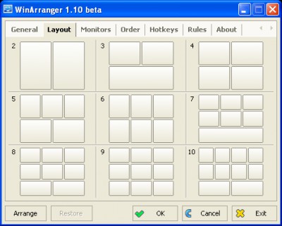 WinArranger Free 1.11 screenshot