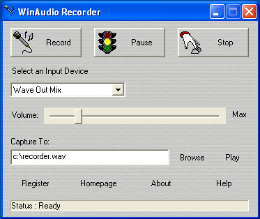 WinAudio Recorder 2.0.2.4 screenshot