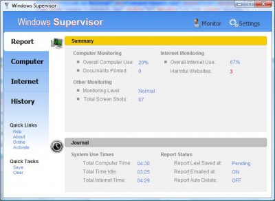 Windows Supervisor 2.00 screenshot