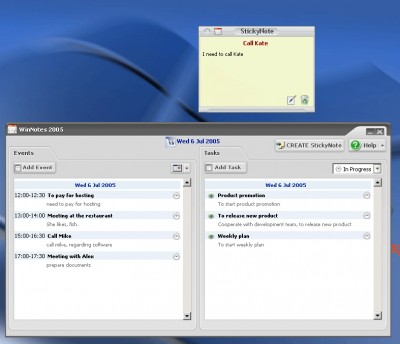 WinNotes 2005 1.2 screenshot