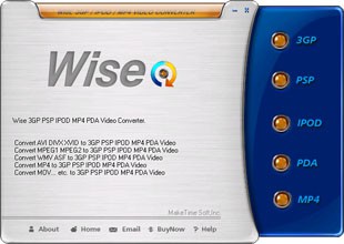Wise iPod Video converter 4.0.9 screenshot
