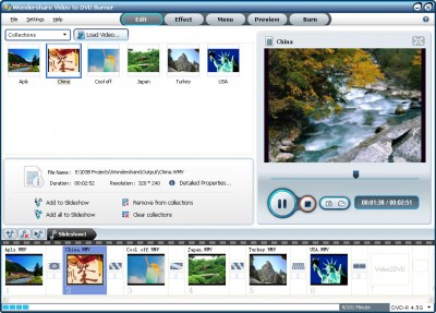 Wondershare Video to DVD Burner 1.0.5 screenshot