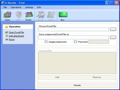X-Shrink 1.5 screenshot
