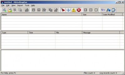 XML-based document import for Hummingbird DM 1.1 screenshot