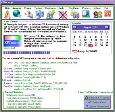 XPTuneup 3.0 screenshot