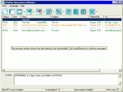 yMail 1.0.293 screenshot