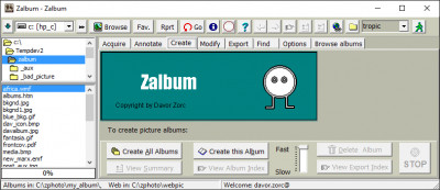 Zalbum 4.00.5 screenshot