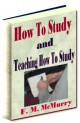 How To Study and Teaching How To Study 1.0 Screenshot