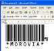 Morovia Code 93 Barcode Fontware 1.0 Screenshot