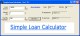 Simple Loan Calculator 1.03 Screenshot