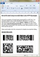 SmartCodeComponent2D Barcode 2.0 Screenshot